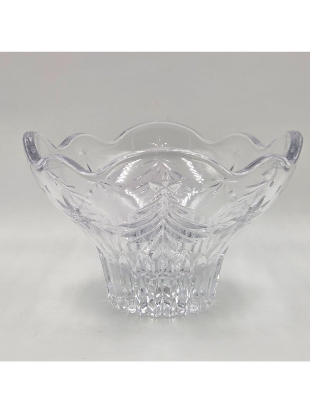 Mikasa Christmas Night Footed Nut or Candy Crystal Bowl - Picture 2 of 10
